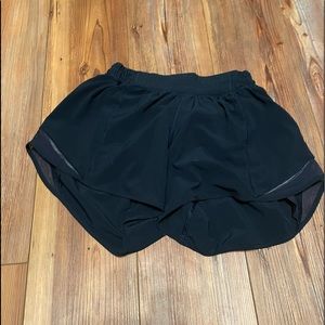 Navy Hotty Hot Lululemon Shorts